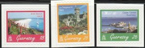 Guernsey, #593-595 Unused   From 1997,  CV-$2.45