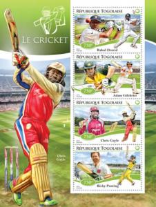 TOGO 2014 SHEET CRICKET SPORTS tg14708a