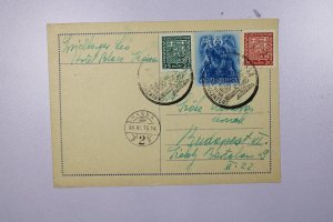 Hungary 1938 Occupation of Kassa Card / Nice Cancels (I) - L38297