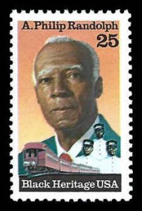 PCBstamps   US #2402 25c A.P. Randolph, Black Heritage, MNH, (56)