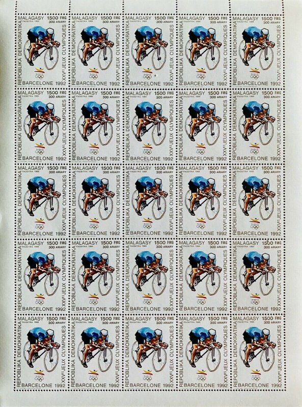 Full Sheets of Stamps Complete Set O.G Barcelona 92/ J.0 Barcelone 92