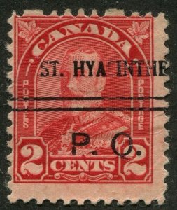 Canada Precancel ST. HYACINTHE 1-165