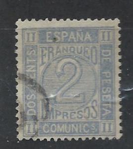 SPAIN SC# 176 FINE U 1872