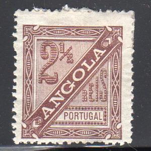Angola P1 - Mint-HR - Newspaper Stamp ($0.70)