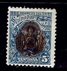 Salvador 108 MHR 1895 overprint