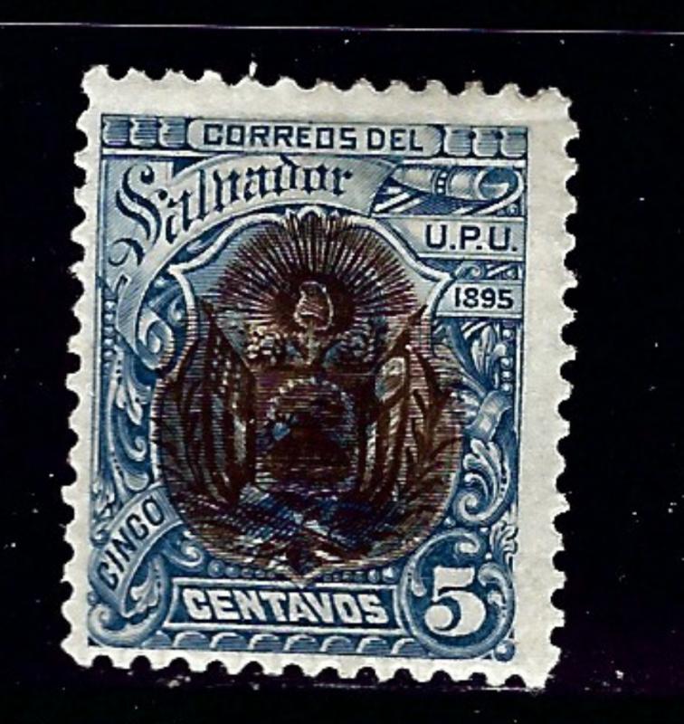 Salvador 108 MHR 1895 overprint