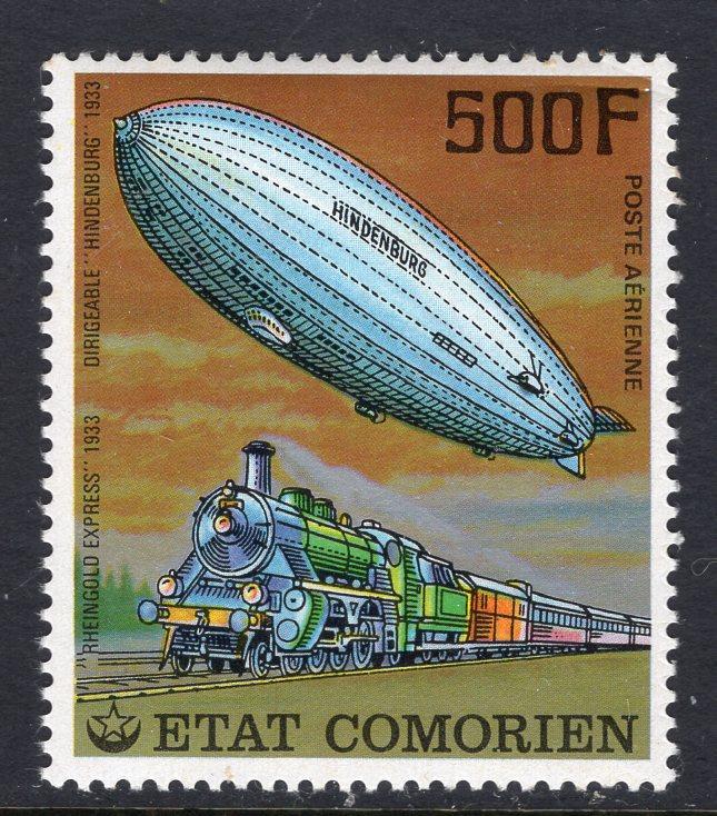 Comoro Islands 252 Zeppelin Train MNH VF