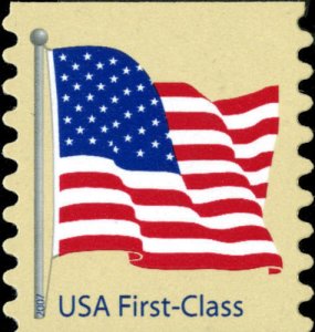 2007 41c American Flag, Coil Scott 4134 Mint F/VF NH