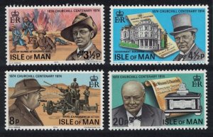 Isle Of Man MNH 48-51 Winston Churchill 1974