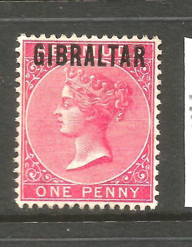 GIBRALTAR  1886  1d   QV   MH     SG 2