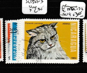 Nicaragua SC 1327-33 Cats VFU (10gij) 