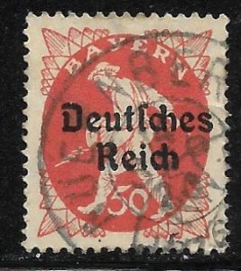 Bavaria - Scott #262 50pf Vermilion F VF Used