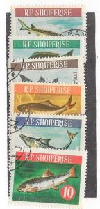 Albania  #716-721 Fish CV $1.80