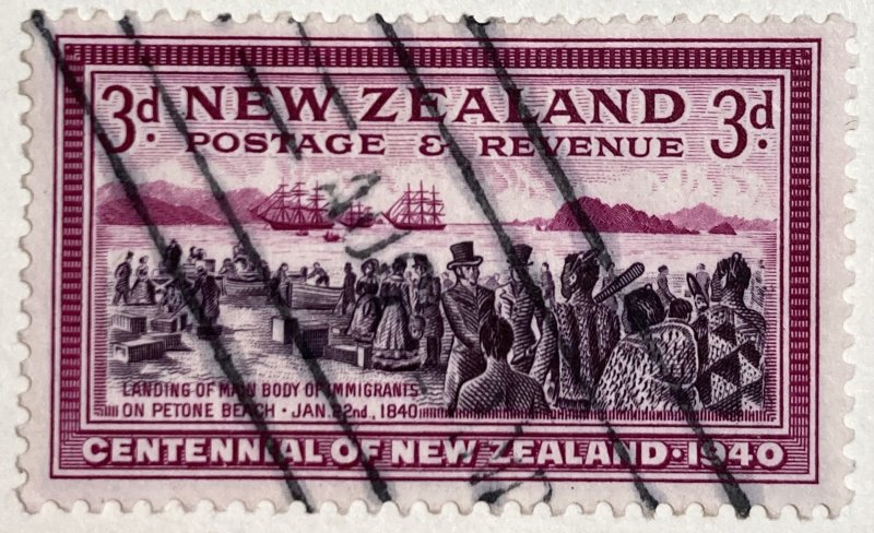 AlexStamps NEW ZEALAND #234 XF Used