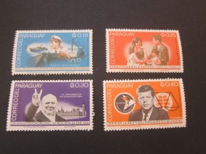 Paraguay 1965 Sc 887-90 MNH