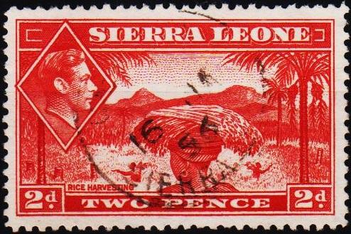 Sierra Leone. 1938 2d S.G.191a Fine Used