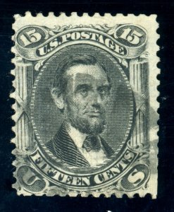 US Stamp #91 Lincoln 15c - PSE Cert - USED - See Description