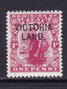 New Zealand, Scott 131d,  1911 Victoria Land O/P VF, MNH.  Scott $100