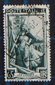 Italy, 1957, Italy at Work - Stamp of 1950 with New Watermark, (2533-Т)