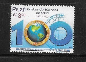 Peru 2002 Pan-American Health Organisation Cent Sc 1309 MNH A1384