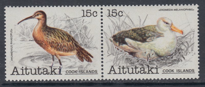 Aitutaki 232a Birds MNH VF