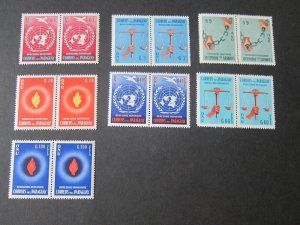 Paraguay 1960 Sc 565-8,C269-71 set MNH