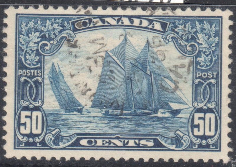 Canada Used #158 XF USED BLUENOSE