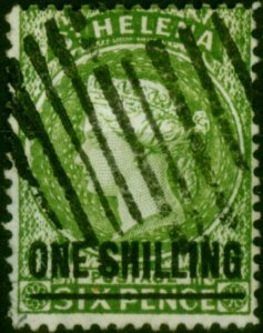St Helena 1894 1s Green SG45 Fine Used