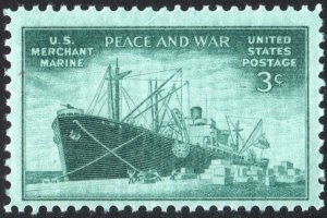 SC#939 3¢ Merchant Marine Single (1946) MNH