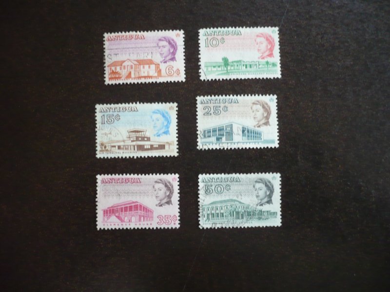 Stamps - Antigua - Scott# 173-178 - Used Part Set of 6 Stamps