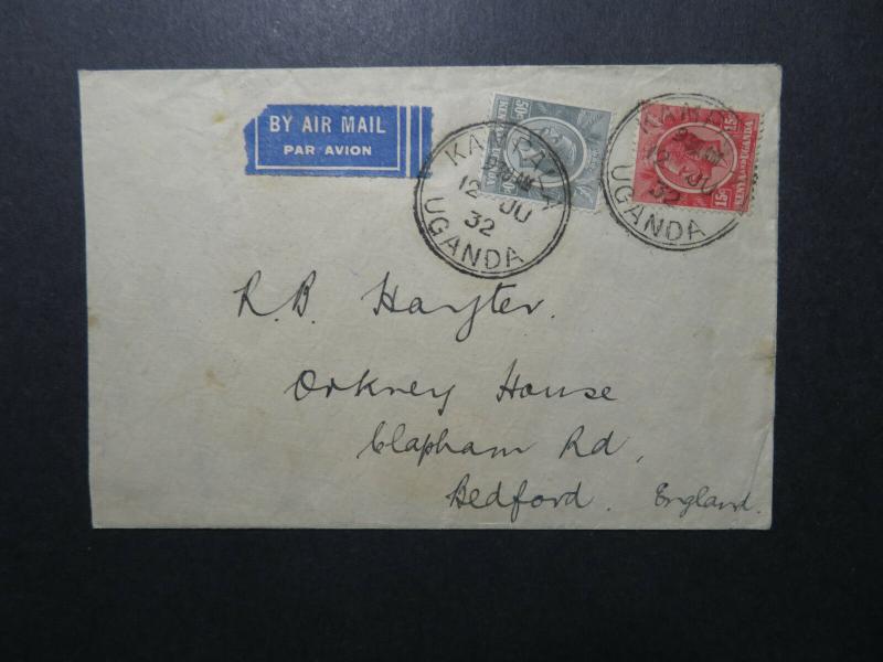 KUT 1932 Airmail Cover to UK - Z12521