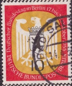 Germany Berlin 9N116 1955 Used