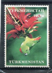 Turkmenistan 1998 EXOTIC BIRD Stamp Perforated Mint (NH)