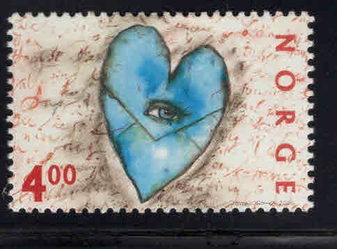 Norway Scott 1248 MNH** 2000 Love stamp