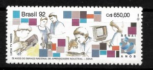 BRAZIL 1992 NATIONAL INDUSTRIAL TRAINING SERVICE INDUSTRY EDUCATION MINT NH