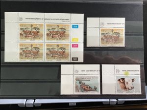 Namibia Cattle  mint never hinged stamps R31462