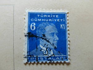 1931 Turkey Turkey 6k Chalk-surfaced Fine Used A5P21F228-