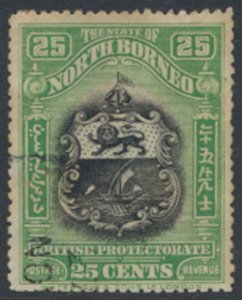 North Borneo SG 178 Used SC# 152 *  perf 13½ x 14   see details & scans 