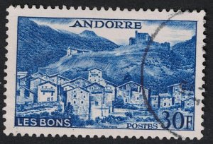 French Andorra SC# 136 Used - S17969