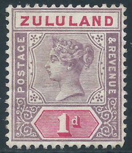 Zululand, Sc #16, 1d MH