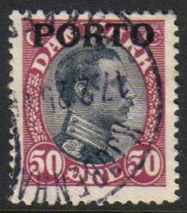 Denmark #J7 used postage due stamp issued 1921