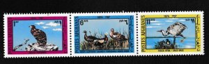 Afghanistan # 906a, Birds, Strip of 3, Mint NH 1/3 Cat.