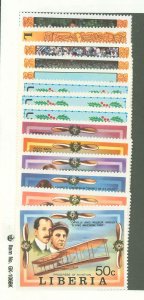 Liberia #784/799 Mint (NH) Single (Complete Set)