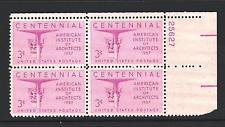 SCOTT # 1089 PLATE BLOCK MINT NEVER HINGED GREAT LOOKING GEM  !