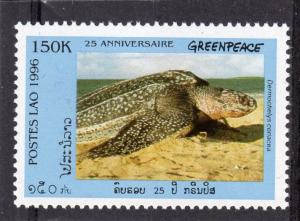 Laos 1996 Sc#1304A Turtle Dermochelys coriacea (1) MNH