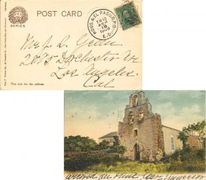 United States U.S. R.P.O.'s Hous. & El Paso E. D. 1908 476-AB-2  PPC (San Ant...