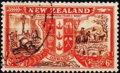 New Zealand. 1946 6d S.G.674 Fine Used