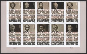 NEW ISSUE (Forever) The Underground Railroad Plate Block of Ten (2024) SA