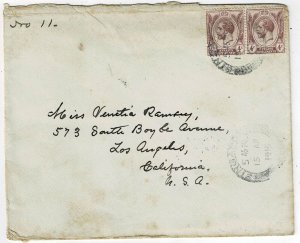 Straits Settlements 1915 Singapore-Hong Kong Marine Sorter cancel