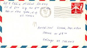 United States A.P.O.'s 7c Red Jet Silhouette Air Envelope 1962 Army & Air For...